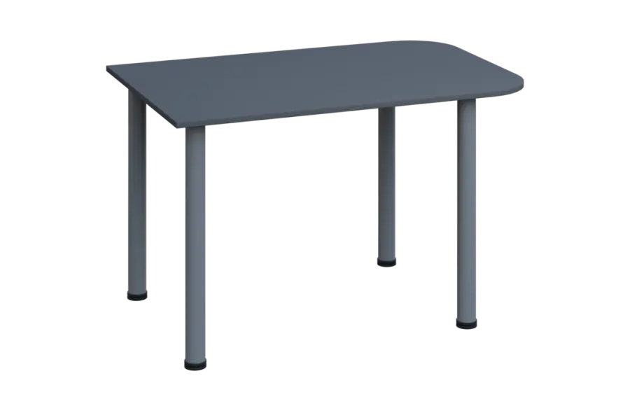 EJH 1 - 120 přístavba jednací, kovová podnož stříbrná, deska 18 mm, antracit